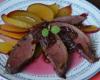 Magret de canard aux poires