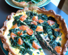 Quiche aux épinards et saumon