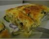 Flan de courgettes estival