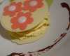 Mille feuille de chocolat blanc mousse d'abricot