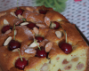 Cake aux cerises et aux amandes