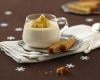 Panna cotta au foie gras pommes Ariane caramélisées et mouillettes de pain d'épices