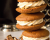 Whoopie pies aux noisettes et fourme d'Ambert