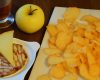 Cantal Jeune à la gelée de cidre et chips de pommes