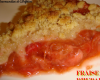 Crumble fraise-rhubarbe