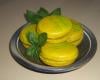 Macarons citron/basilic