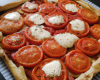 Tarte à la tomate et à la mozzarella