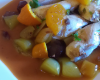 Poulet sauce aigre-douce aux fruits et aux légumes