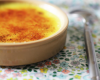 Crème brûlée au pandan et lait de coco