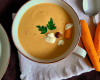 Velouté de carottes aux châtaignes