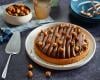 Tarte festive au chocolat et noisettes caramélisées