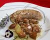 Andouillette au vin blanc sauce moutarde à l'ancienne