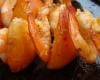 brochettes crevettes/abricots tandoori