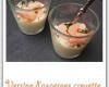 Verrine d'asperges crevettes