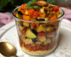 Crumble de ratatouille en verrine