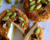 Camembert pané aux amandes et pistaches en friture