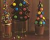 Sapins de Noël aux Smarties