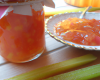 Confiture de rhubarbe à l'orange