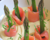 Mousse asperges au saumon fumé