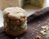 Whoopies pies noisettes et Fourme d'Ambert