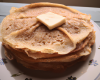 Pâte à crêpes au lait et beurre