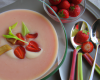 Velouté Fraises Rhubarbe