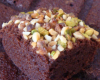 Brownie aux noix, noisettes et pistaches