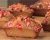 Financiers aux pralines roses