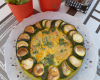 Flan de courgettes au pistou