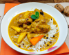 Curry de lapin à la noix de coco