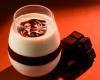 Onctueux fromage blanc et coulis de chocolat