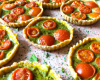 Tartelettes tomates au pesto