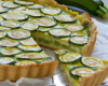 Tarte aux courgettes à la crème légère