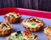 Mini quiches à la ratatouille et au poulet