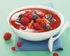 Gaspacho de fraises aux fruits rouges