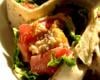 Wrap au poulet croustillant sauce au raifort