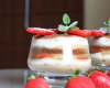 Tiramisu aux fraises en verrine rapide