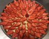 Tarte aux fraises, menthe et crème pâtissière