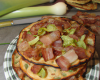 Galettes de céréales gourmandes lardons gruyère aux poireaux émincés