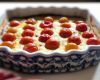 Tomates cerises en clafoutis