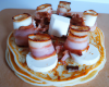 Blinis au bacon et fromage