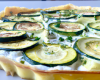 Tarte aux courgettes douceur de chèvre