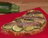 Bruschetta courgettes et anchois (ou lardons)