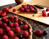 Tarte au chocolat et aux fruits rouges