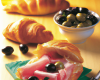 Croissant jambon cru et olives