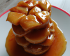 Aumonières aux pommes, caramel beurre salé