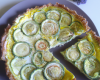 Tarte courgettes et gruyère