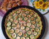 Tarte au saumon et aux courgettes