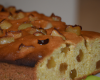 Gâteau aux  pommes et raisins