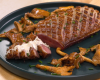 Magret de canard et sauce moutarde aux girolles